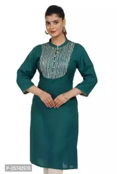 Fabulous Self Design Rayon Kurta For Women-thumb0