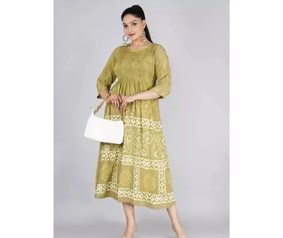 Women Stylish Rayon Anarkali Kurta