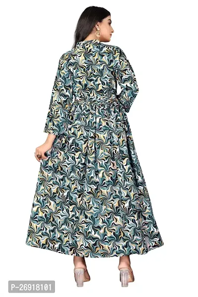 Classic Poly Crepe Dresses for Women-thumb2