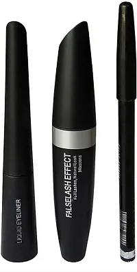 Loose powder  mascara  eyeliner  eyebrow pencil  ( 4 items )-thumb1