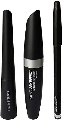 Mascara eyeliner eyebrow pencil pen eyeliner kajal ( 5 items )-thumb1