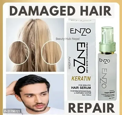 Professional Keratin Hair Serum For Damaged Hair Control