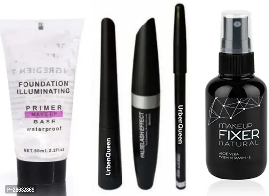 Stylish After Makeup Fixer And Makeup Base Primer And Mascara And Eyeliner And Eyebrow Pencil 5 Items-thumb0