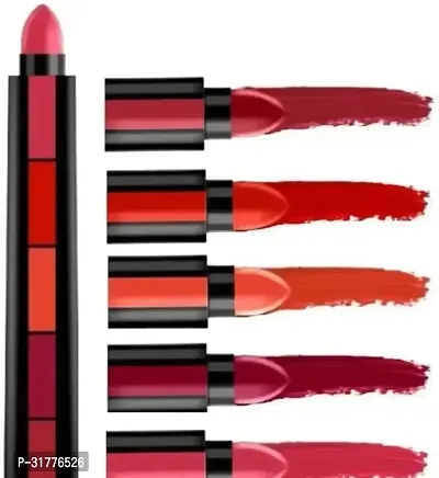 5 in 1 Color Matte Longlasting Lipsticks Combo