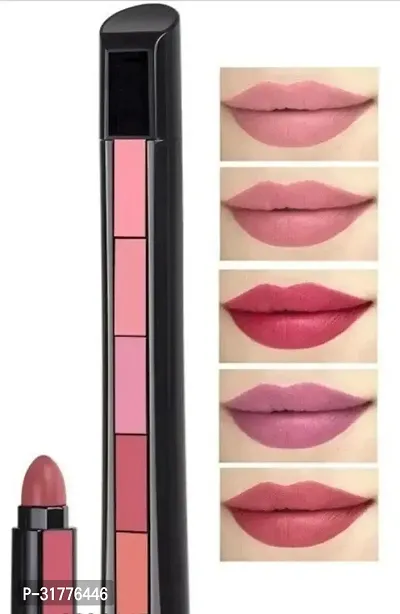 Trendy Longlasting Waterproof 5 In 1 Lipstick-thumb0