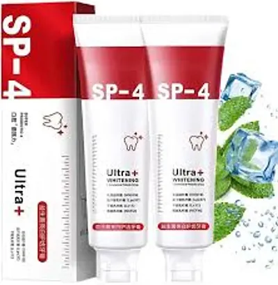 Sp-4 Toothpaste, Brightening And Stain Removing Toothpaste, Sp-4 Probiotic Whitening Toothpaste,Teeth Whitener Toothpaste, Natural Tooth Whitener - (Pack Of 2)