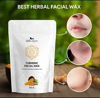 Herbal Turmeric Facial Wax Powder Pack Of 2-thumb1