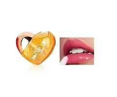 Heart Shaped Lipstick With Lip Loss Glossy Finish Pack Of 3-thumb1