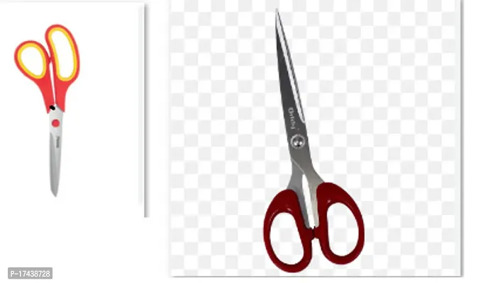 Essential Stationary Scissors for Home And Official Uses Combo Of 2-thumb0