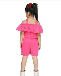 Stylish Fancy Cotton Basic Jumpsuit For Girls-thumb1