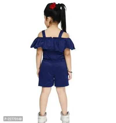 Stylish Fancy Cotton Basic Jumpsuit For Girls-thumb4