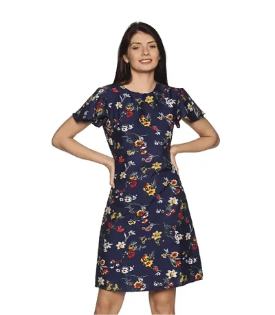 Woman Floral A-Line Dress