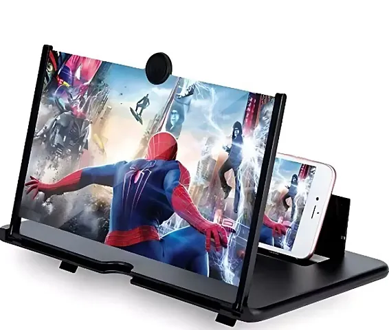 Mobile Phone 3D Screen Magnifier 3D Video Screen Amplifier Eyes Protection Enlarged Expander Support for All Smartphones.