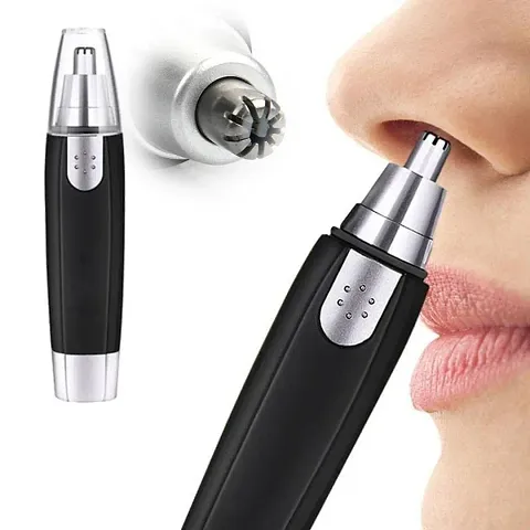 XENGVA 3 In 1 Electric Nose & Ear Hair Trimmer For Men & Women | Dual-Edge Blades | Portable Trimmer | Painless Nose And Ear Hair Remover Trimmer Eyebrow Flawless Electronic (A)