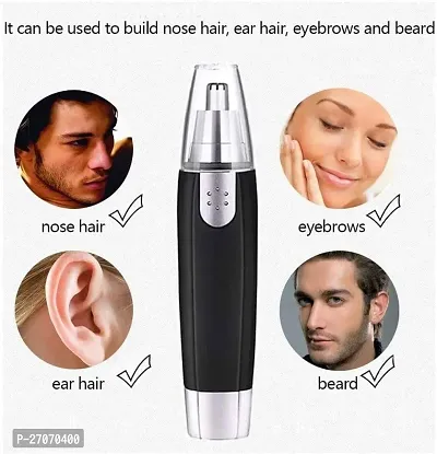 Painless Electric Nose and Ear Hair Trimmer Eyebrow Clipper-thumb5