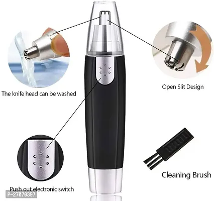 Painless Electric Nose and Ear Hair Trimmer Eyebrow Clipper-thumb3