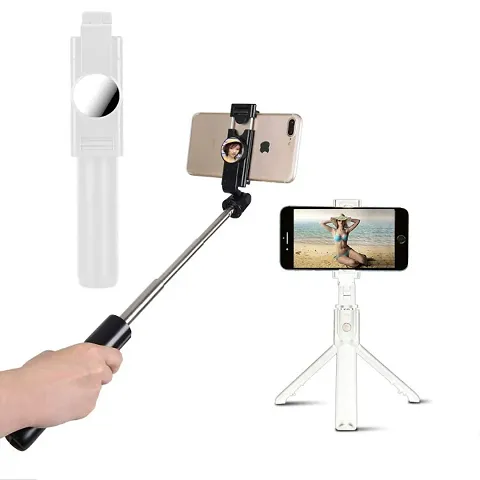 Mobile Selfie Stick With Tripod Stand