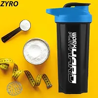 Stainless Steel Gym Shaker Bottle With Protein Funnel Mixer Ball 700 ml Pack Of 1-thumb2