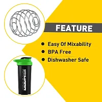 Stainless Steel Gym Shaker Bottle With Protein Funnel Mixer Ball 700 ml Pack Of 1-thumb1