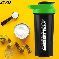 Stainless Steel Gym Shaker Bottle With Protein Funnel Mixer Ball 700 ml Pack Of 1-thumb3