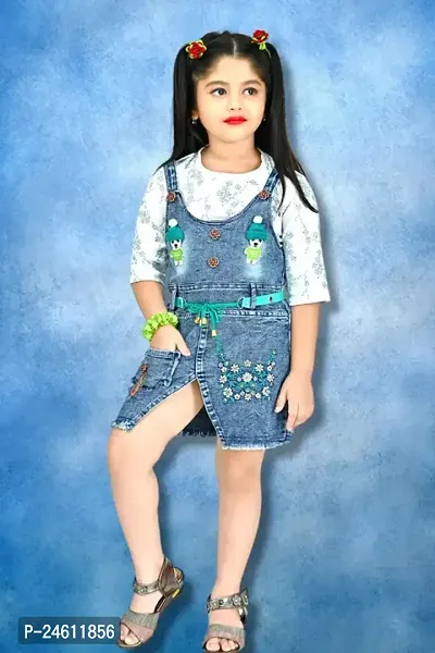 Modern Denim Jumpsuits For Girls-thumb0