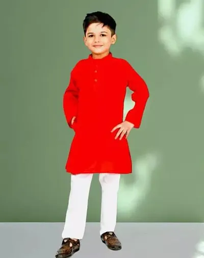 Trendy Cotton Blend Kurta Sets 