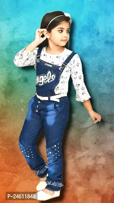 Modern Denim Jumpsuits For Girls-thumb3