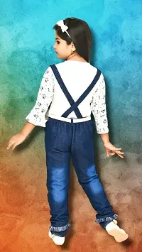 Modern Denim Jumpsuits For Girls-thumb1