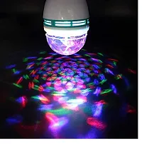 NEEteck 360 Degree LED Crystal Rotating Bulb Magic Disco LED Light,LED Rotating Bulb Light Lamp for Party/Home/Diwali Decoration-thumb1