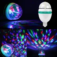 NEEteck 360 Degree LED Crystal Rotating Bulb Magic Disco LED Light,LED Rotating Bulb Light Lamp for Party/Home/Diwali Decoration-thumb3