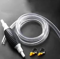 Fuel, Oil Transfer Pump and 2 meter Pipe With 2 Clam Magnetic Aquarium Cleaner-thumb2