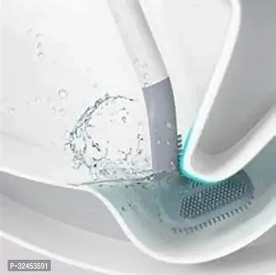 Useful Silicon Toilet Cleaning Brush-thumb5