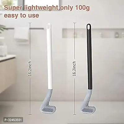 Useful Silicon Toilet Cleaning Brush-thumb3