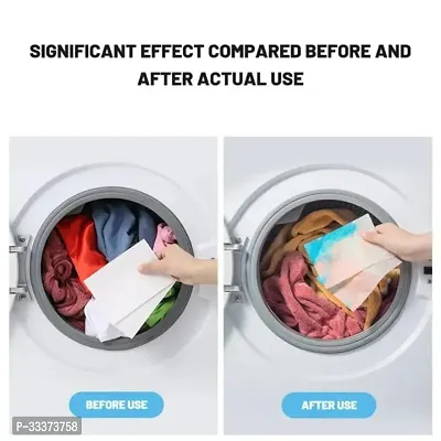 Fabric Clothes Color Absorb Paper for Washing Machine 50 pcs-thumb4