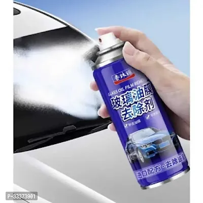 Automotive Glass Scraper Easy Remove Stubborn Oil Film Foam Cleaner, 450ml