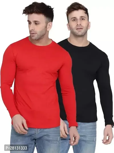 T Shirt For Men Regular Fit Casual Wear Pack Of 2