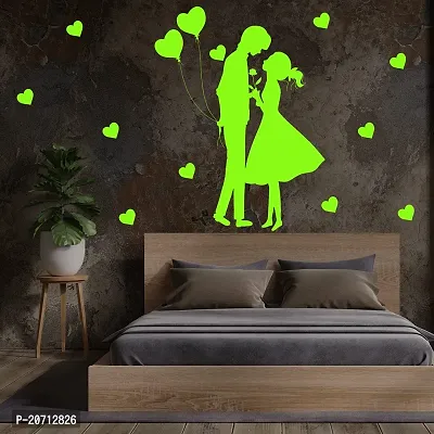 Glow in The Dark Dil Wall Stickers Adhesive Room Decor Ceiling Sky at Night Removable Wall Decal Perfect for Bedroom-thumb0