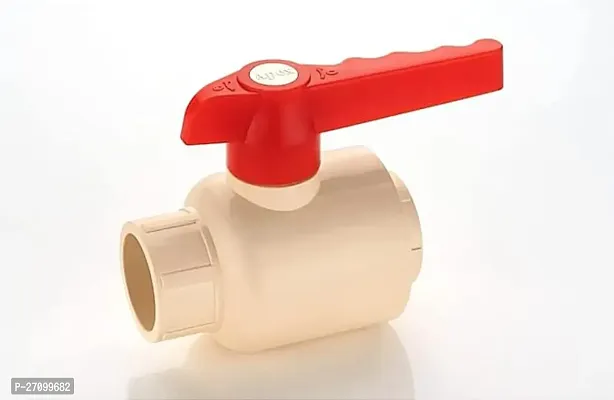 Ashirvad Premium CPVC Ball Valve Ideal For Hot And Cold Water - 0.5 Inch/1.5cm - Pack Of 3 Pieces