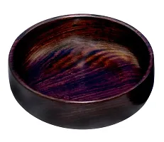 Anaya Afroz Premium Edition- Pakka Sheesham Wood Handmade, Solid Serving Bowl Simple  Elegant Design Multipurpose Bowl for Serving Size ;- 7 , 2 Inch-thumb2