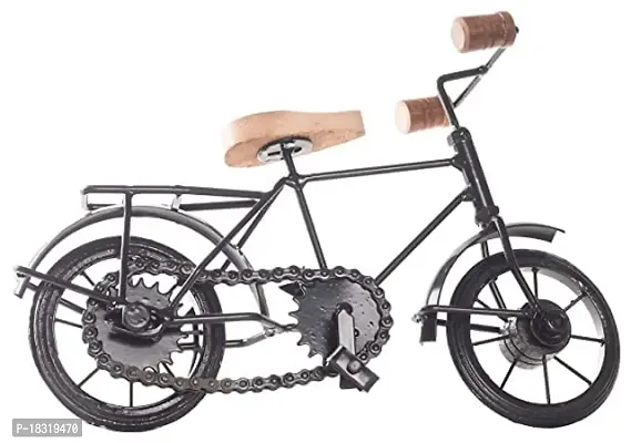 Wooden  Wrought  Iron Cycle showpiece Child Toy's