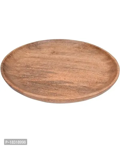 ANAYA AFROZ Wooden Handcrafted Beautiful Plate for Serve Multipurpose Used Peace of ONE-thumb4