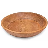 ANAYA AFROZ Wooden Handmade Beautiful Bowl Pack of 1 Serving Bowl-thumb2