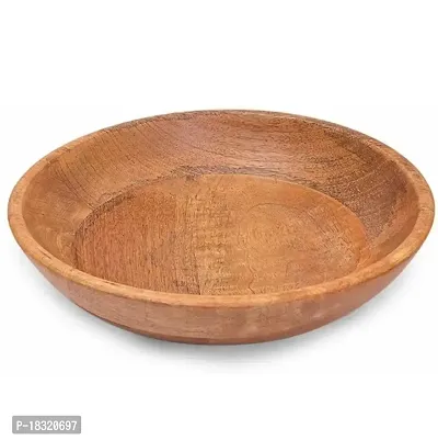 ANAYA AFROZ Wooden Handmade Beautiful Bowl Pack of 1 Serving Bowl-thumb3