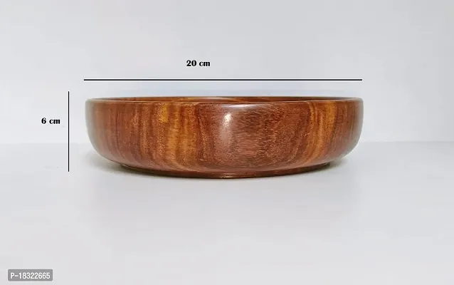 Anaya Afroz Sheesham Wood Classic Elegant Bowl, Multipurpose for Serving, Home  Kitchen Handcrafted Pack of 1-thumb5