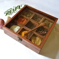 Anaya Afroz Masala Box/Dabba/Lock Spice Rack Container, Utility Box/Hand Crafted Spice Box-thumb4