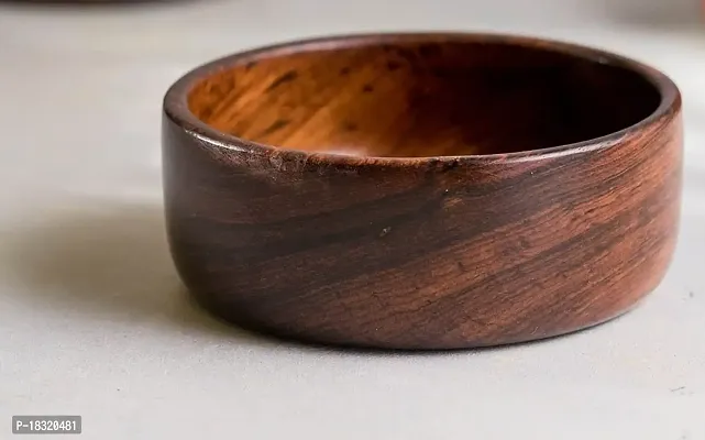 Anaya Afroz Sheesham Wooden Handicraft Snacks Bowls | Handmade Wood Small Serving Bowl/Pyala. Size;- 13X5 Centimetre