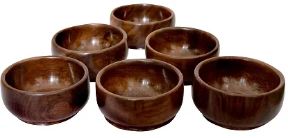 Anaya afroz Wooden Bowl with Spoon-thumb1