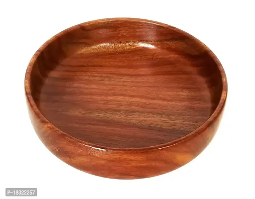 Anaya Afroz Sheesham Wood Serving Bowl Simple  Elegant, Wooden Small Serving Bowl, Multipurpose Bowl for Serving, Home  Kitchen Decor Handcrafted Gift Items - Brown