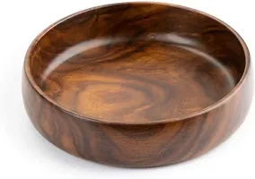 Anaya Afroz Sheesham Wood Classic Elegant Bowl, Multipurpose for Serving, Home  Kitchen Handcrafted-thumb2