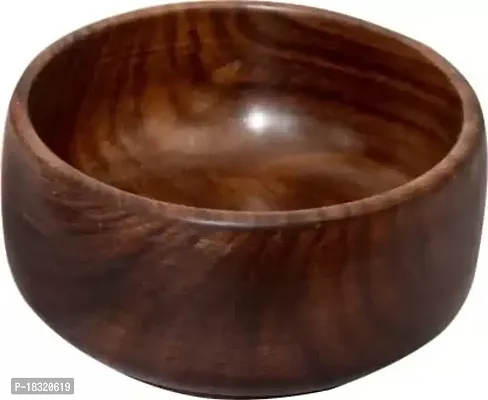 Anaya Afroz Sheesham Wood Classic Elegant Bowl, Multipurpose for Serving, Home  Kitchen Handcrafted (Brown)-thumb0